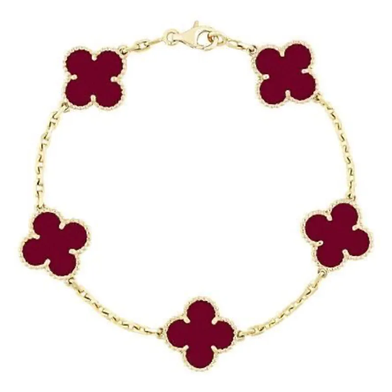Pulsera de Treból Roja 