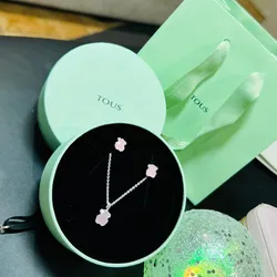 Set Tous de Cuarzo Rosa