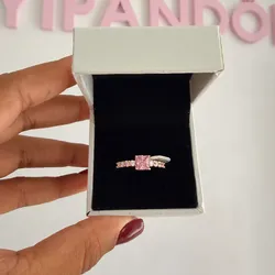 Solitario cuadrado Rosa