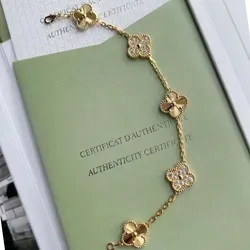 Van cleef Gold con pave