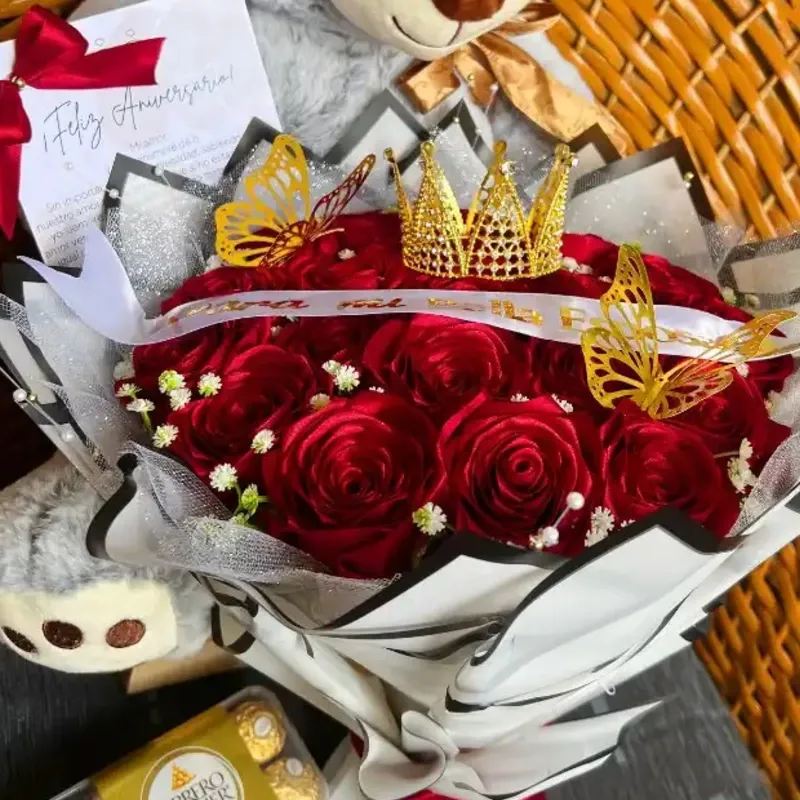 Ramo Romance 💕 20 rosas