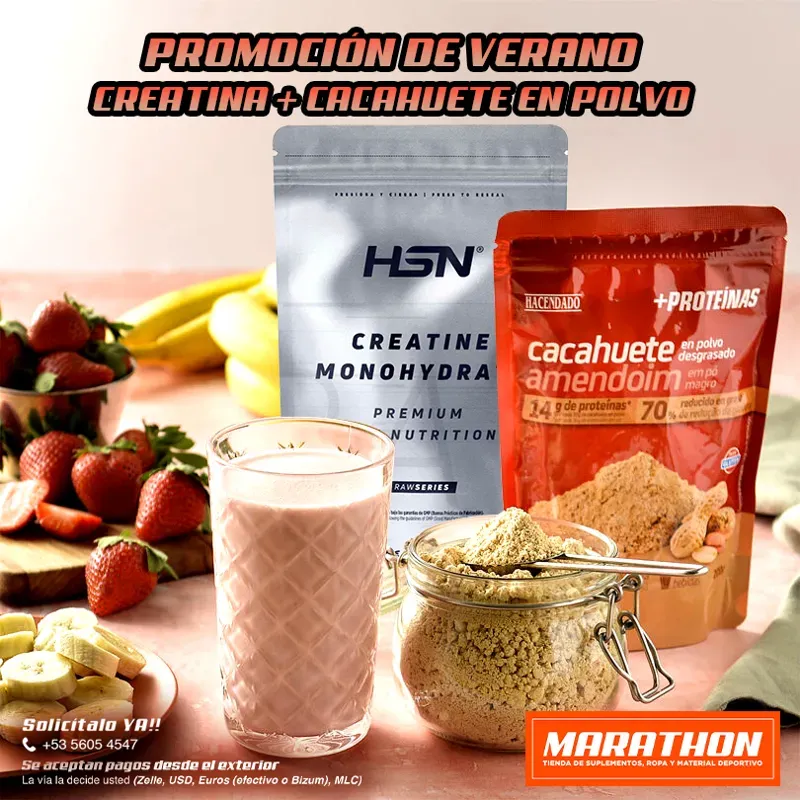💊CREATINA ➕🥜CACAHUETE EN POLVO