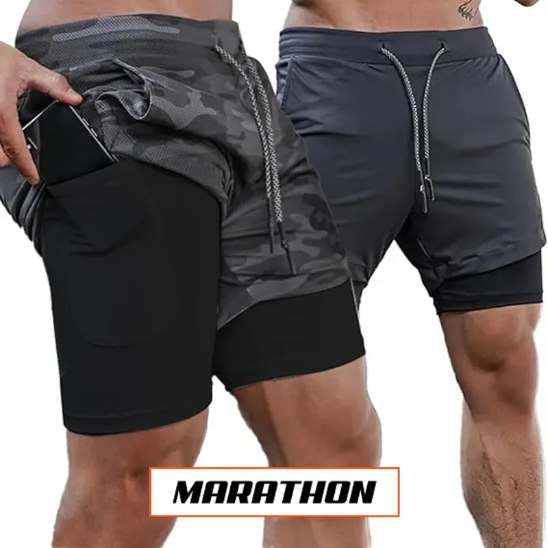 SHORTS DEPORTIVOS CON LICRA(RH10)