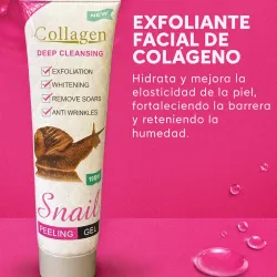 Exfoliante facial de colágeno 