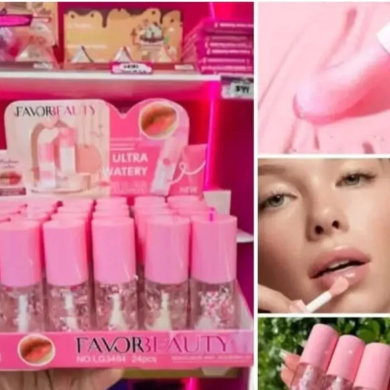 Brillo labial grueso
