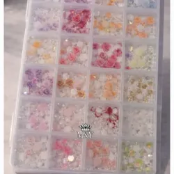 Caja de flor de resina 5D