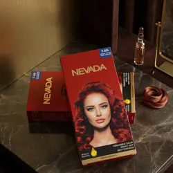Caja de tinte 7.66 Rubio Medio Rojo Intenso