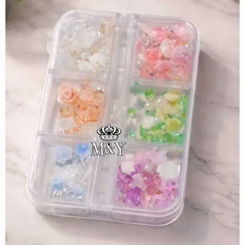 Caja flor de resina 5D