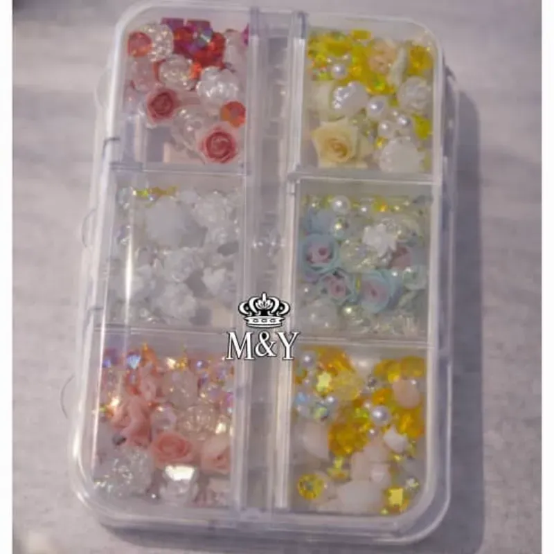 Caja flor de resina 5D