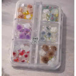 Caja flor de resina 5D