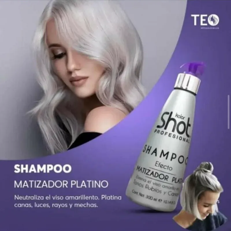 Champú matizador plata