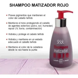 Champú matizador rojo