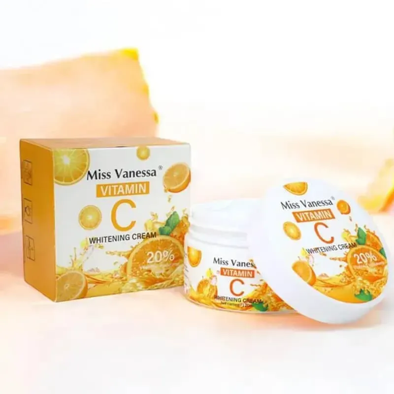 Crema aclarante de vitamina C 