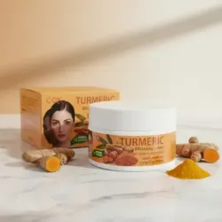 Crema blanqueadora de cúrcuma