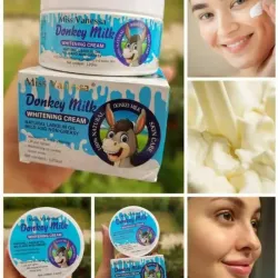 Crema blanquedora de leche de burra