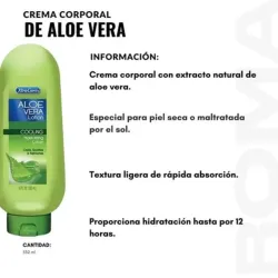 Crema de piel de aloe vera