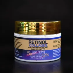 Crema de retinol y colágeno