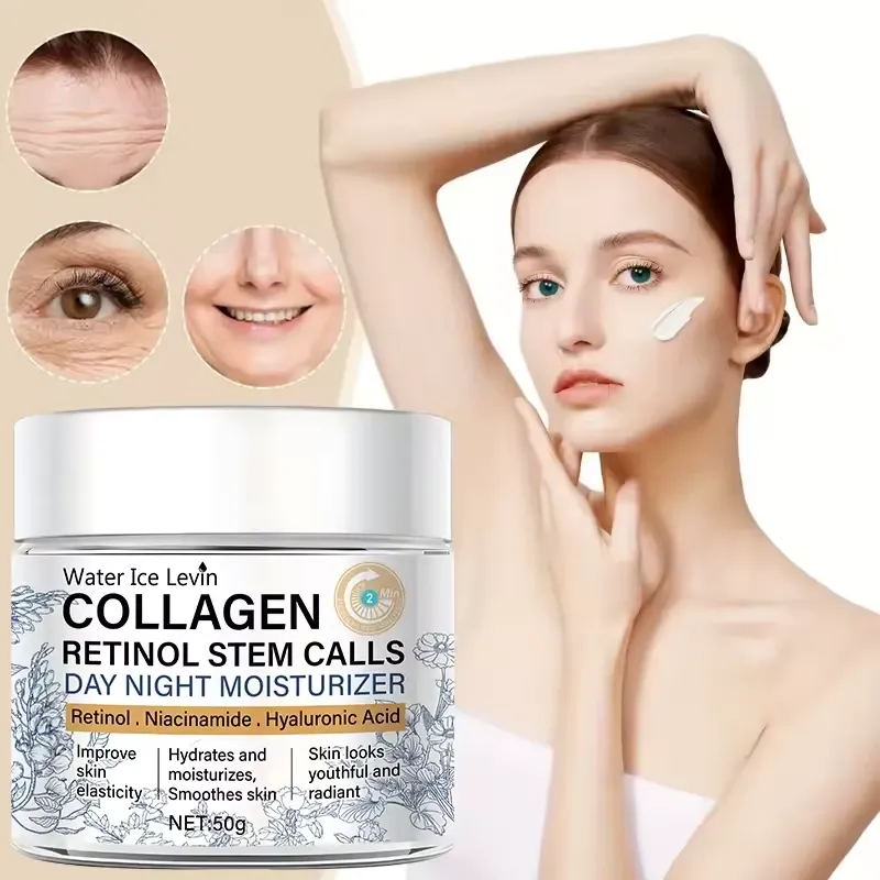Crema hidratante con colágeno y retinol
