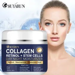 Crema hidratante con retinol y colágeno