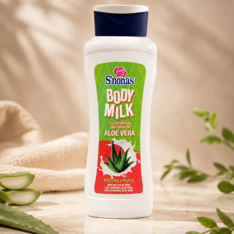 Crema hidratante de aloe vera