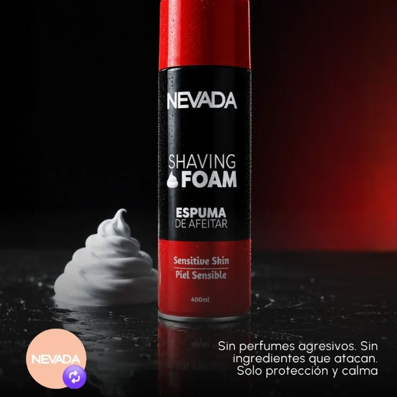Espuma para afeitar
