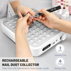 Extractor de polvo recargable