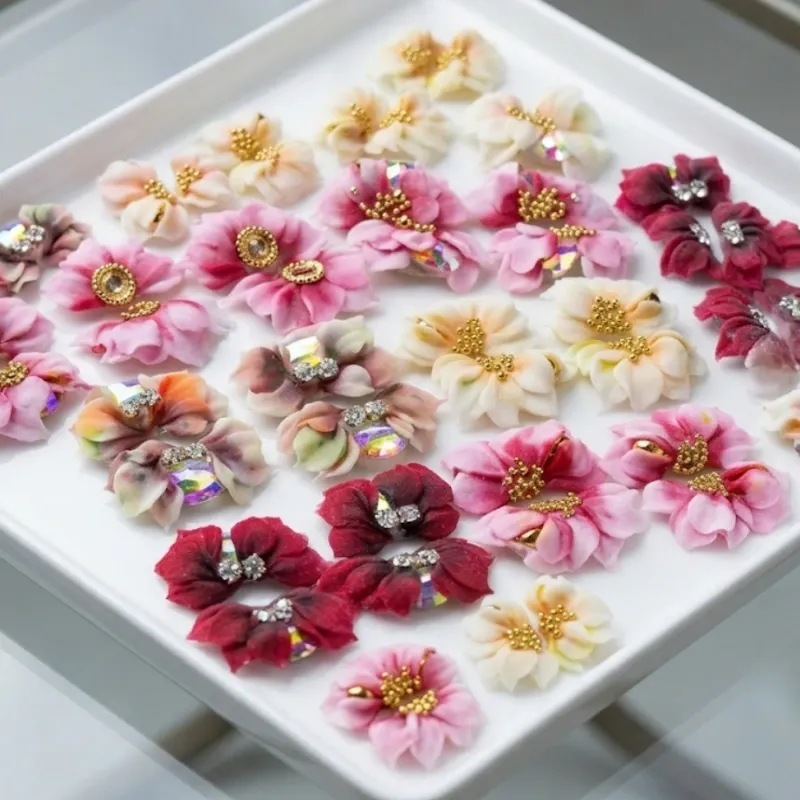 Flores en relieves 5D