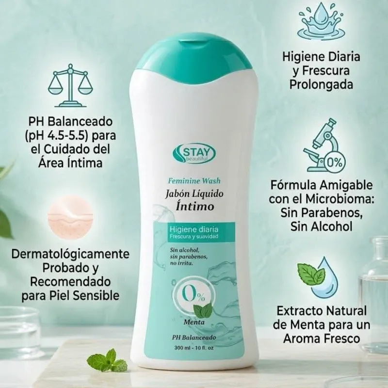 Jabón líquido para partes íntimas