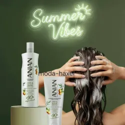 Juego de champú liso suave