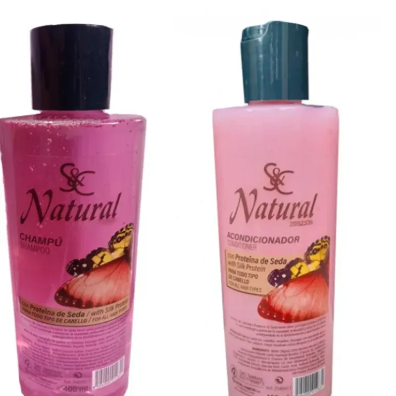 Juego de champú natural 