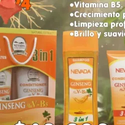 Juego de champú y acondicionador 