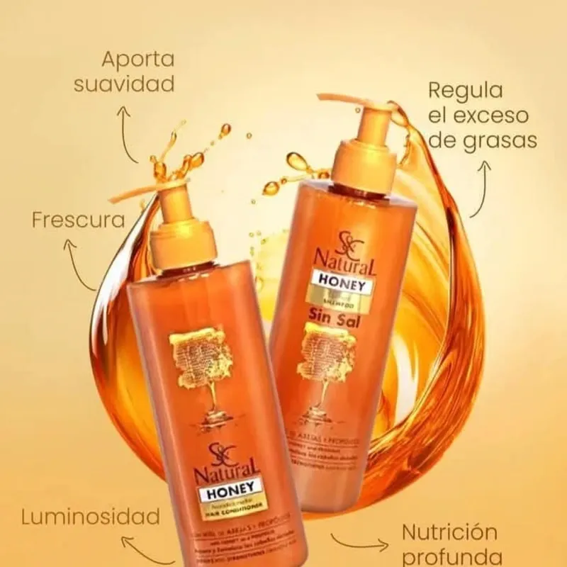 Juego de shampu natural