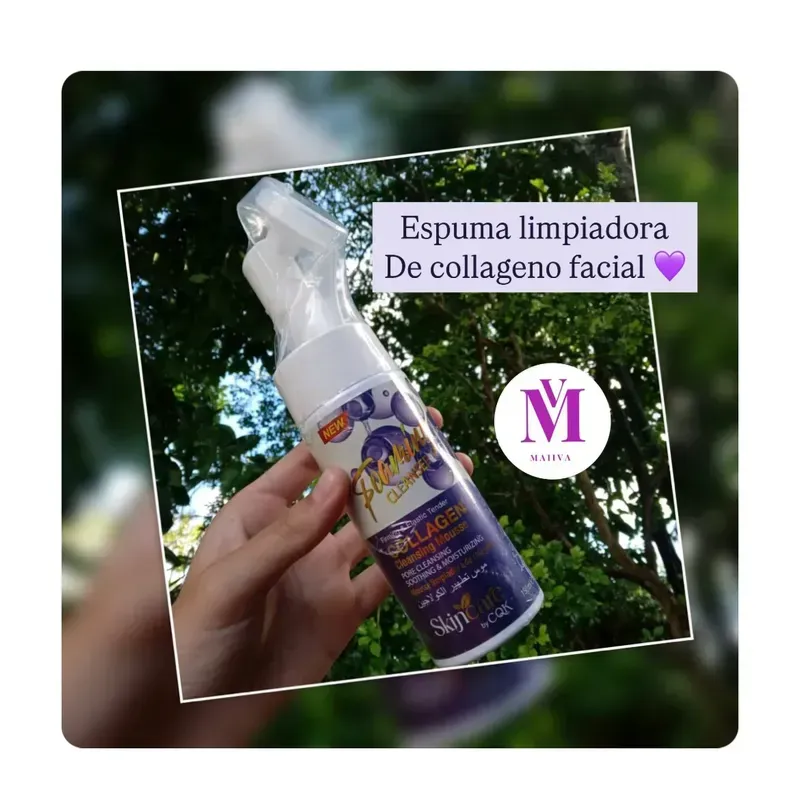 Espuma limpiadora de colágeno 