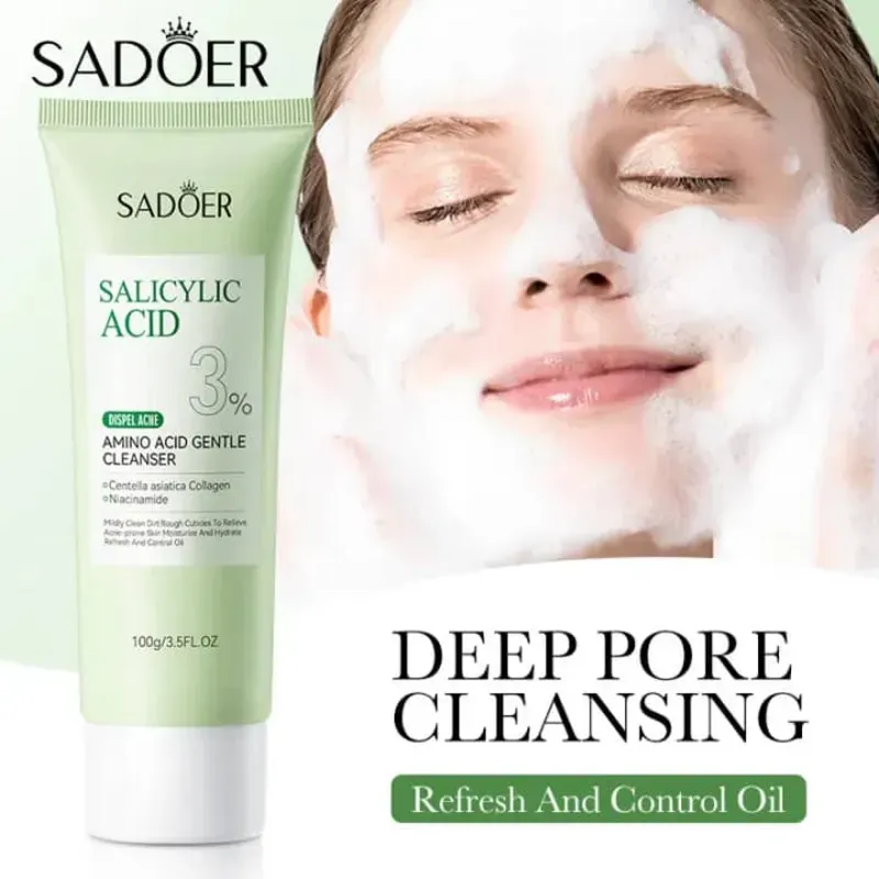 Limpiador facial de ácido salicilico