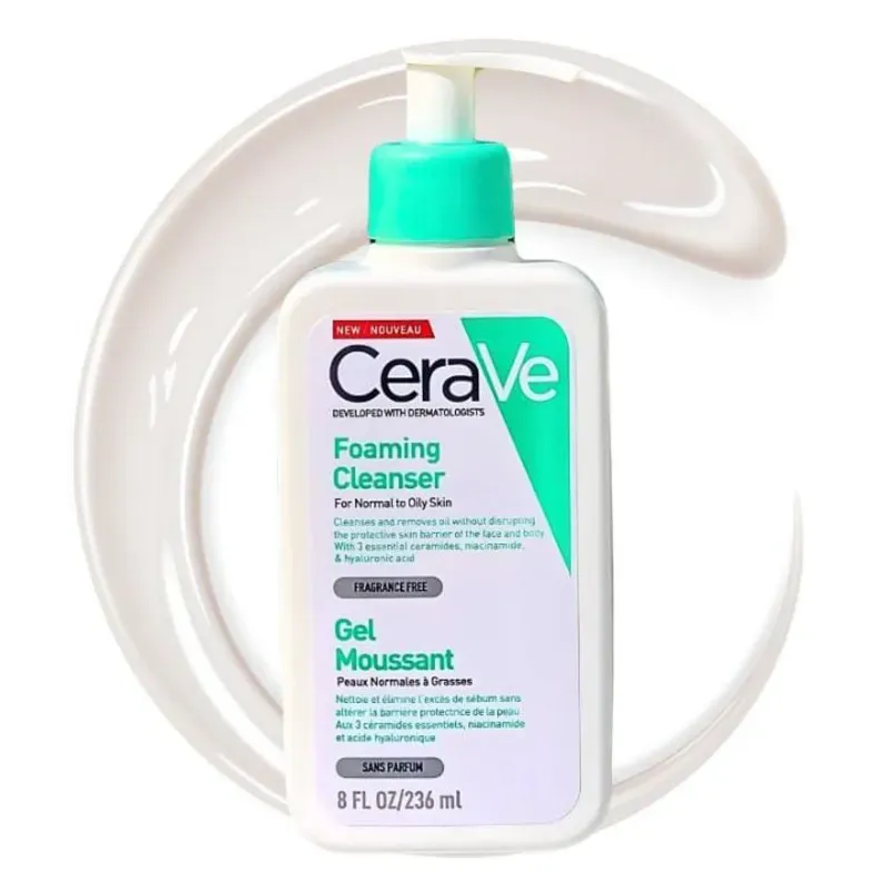 Limpiador facial espumoso cerave