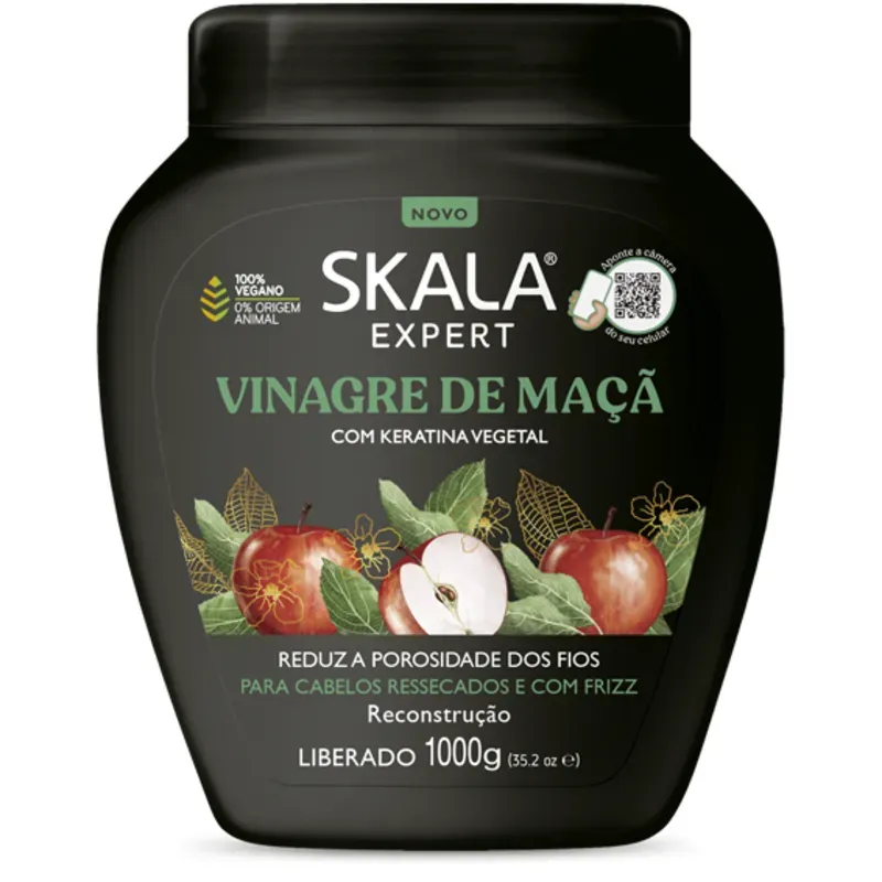 Mascarilla capilar de Vinagre de manzana Skala