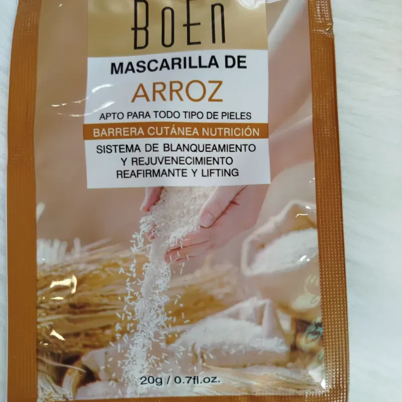 Mascarilla de arroz