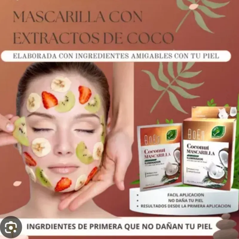 Mascarilla de coco