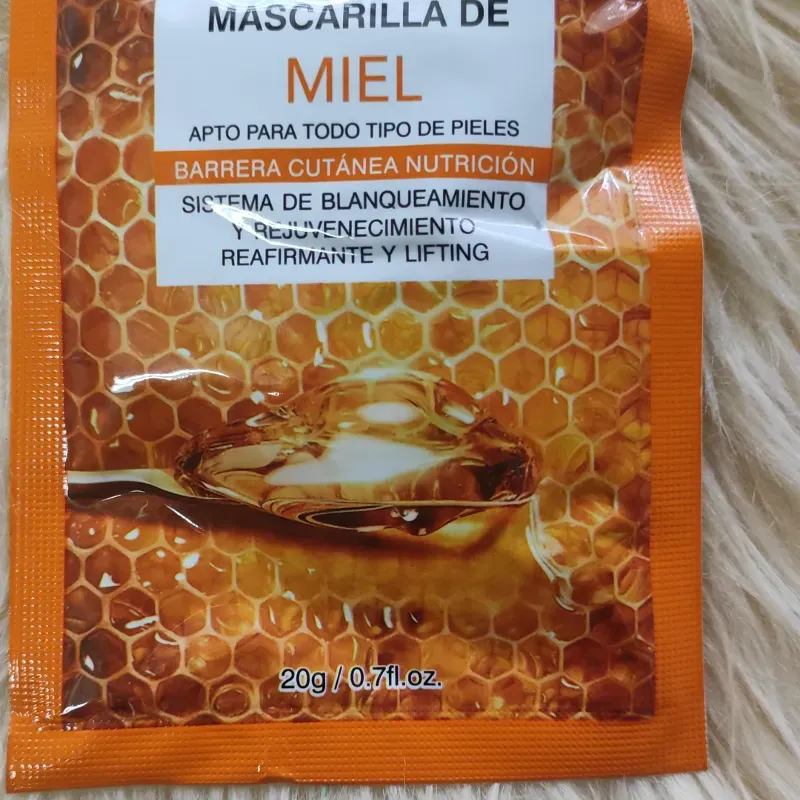 Mascarilla de miel de abejas