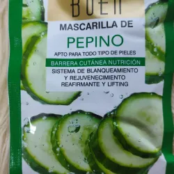 Mascarilla de pepino