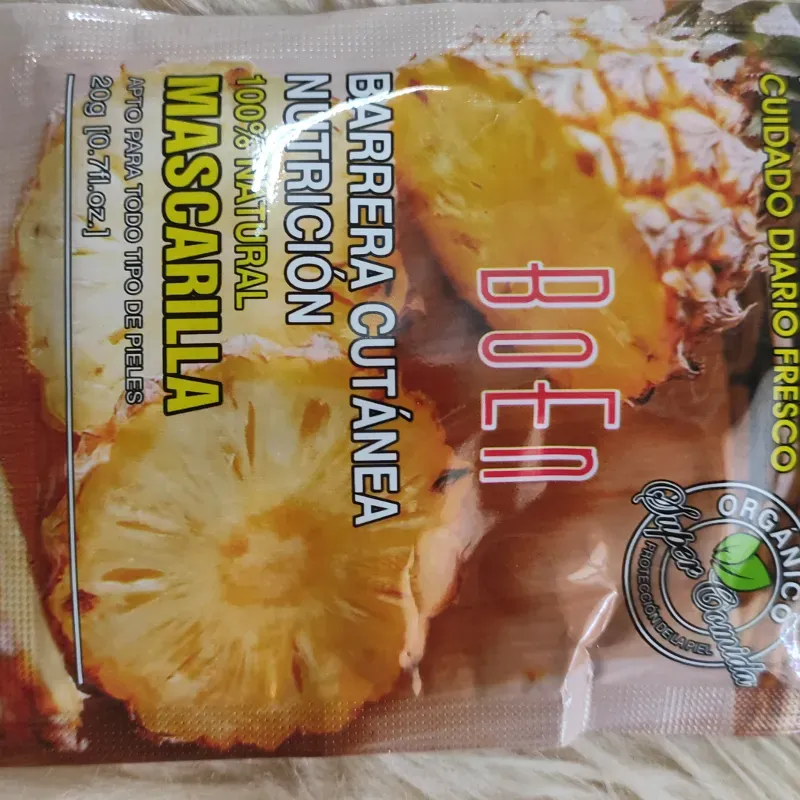 Mascarilla de piña