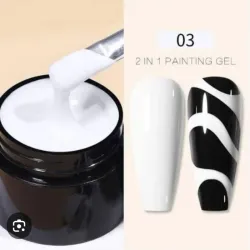 Painting gel blanco
