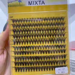 Pestañas de moño mixtas
