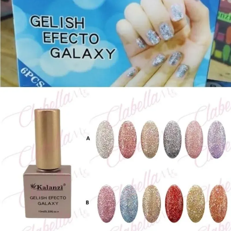 Pintura d gel efecto Galaxy
