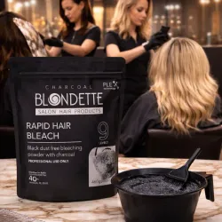 Polvo blondet con carbón activado