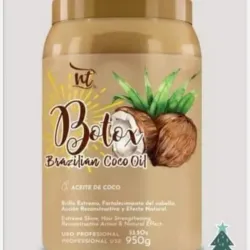 Pote de botox de coco