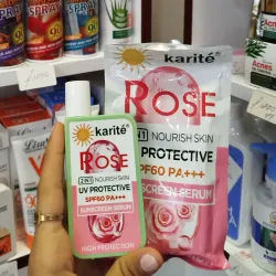 Protector solar de rosas