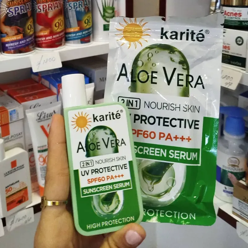 Protector solar de sábila 