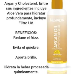 Reparador de puntas con aceite de argán y coresterol 