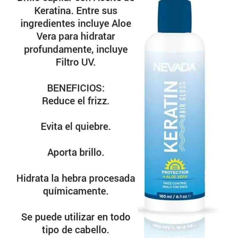 Reparador de puntas con aceite de keratina 